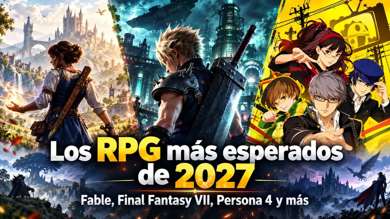 Los RPG más esperados de 2027: Fable, Final Fantasy VII, Persona 4 y más